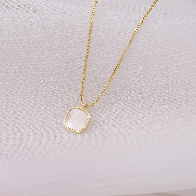 Sophie Gold-tone Chain Bead Necklace