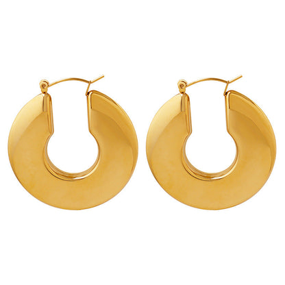 Sol Gold-tone Hoop Earrings