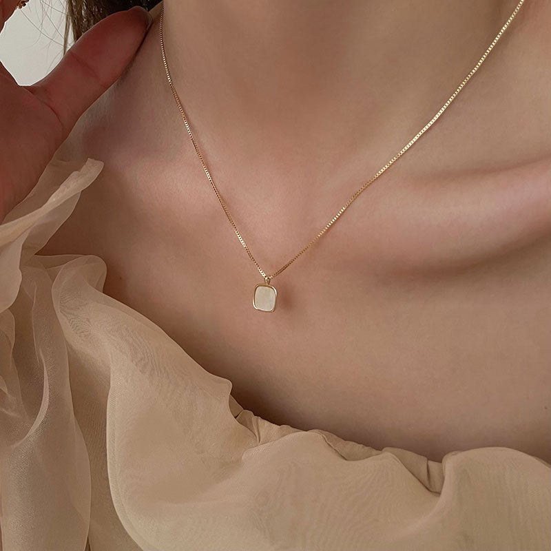 Sophie Gold-tone Chain Bead Necklace