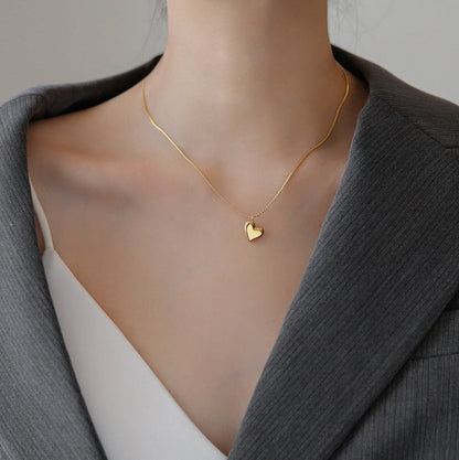 Dorothea Gold-tone Heart Necklace
