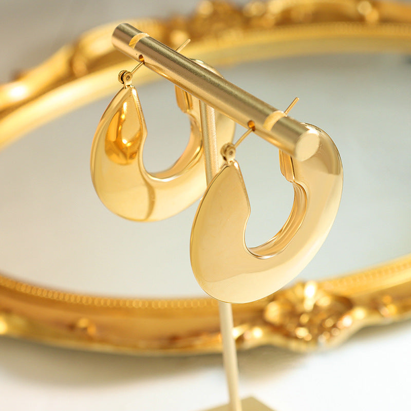 Sol Gold-tone Hoop Earrings