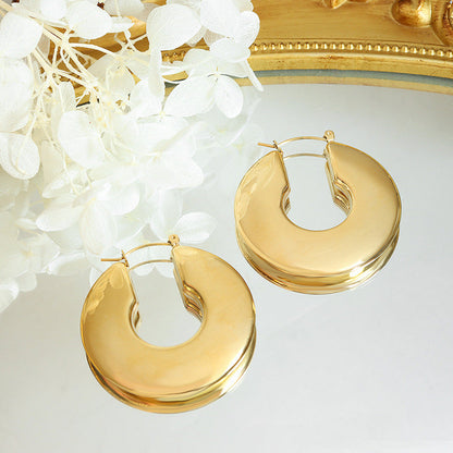 Sol Gold-tone Hoop Earrings