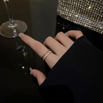 Olivia Gold-tone Geometric Ring