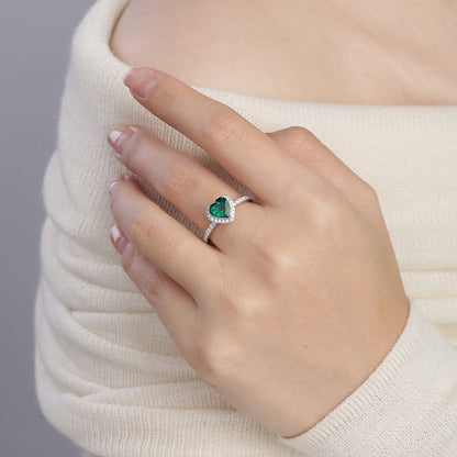 Delara Virenza Ring | White Gold-tone