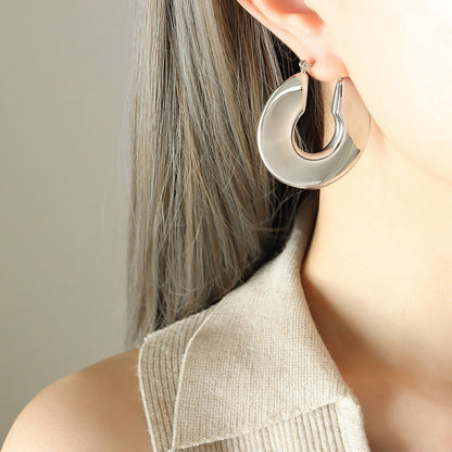 Sol Gold-tone Hoop Earrings