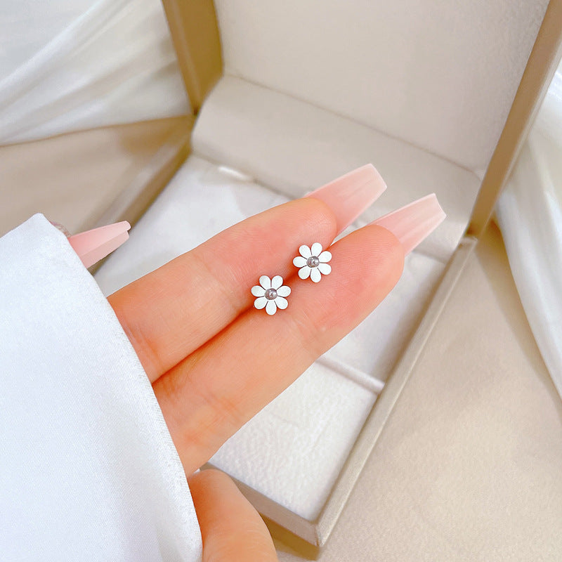 Sunflora Gold-tone Earrings