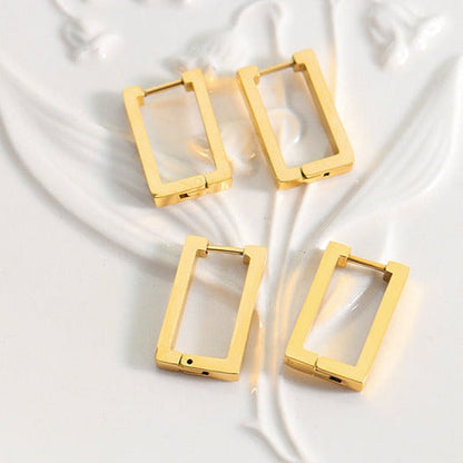 Terra Gold-tone Geometric Earrings