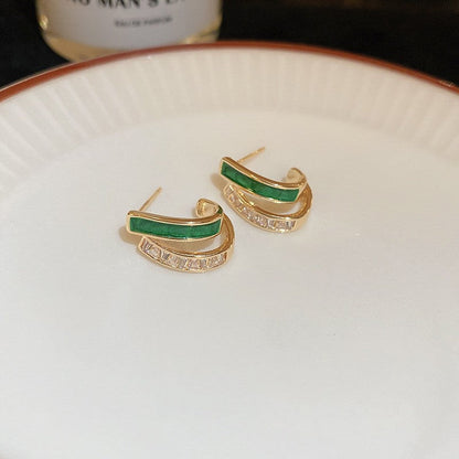 Chloé Feuillage Earrings | Gold-tone