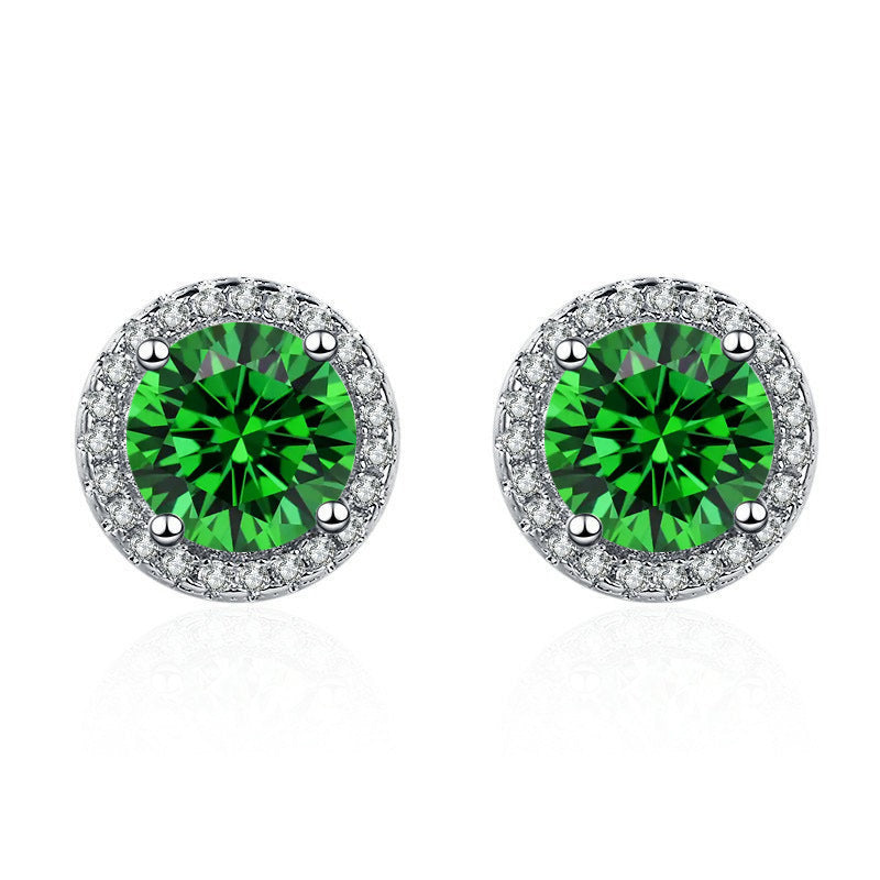 Lúcia Verdeal Earrings | White Gold-tone