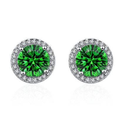 Lúcia Verdeal Earrings | White Gold-tone
