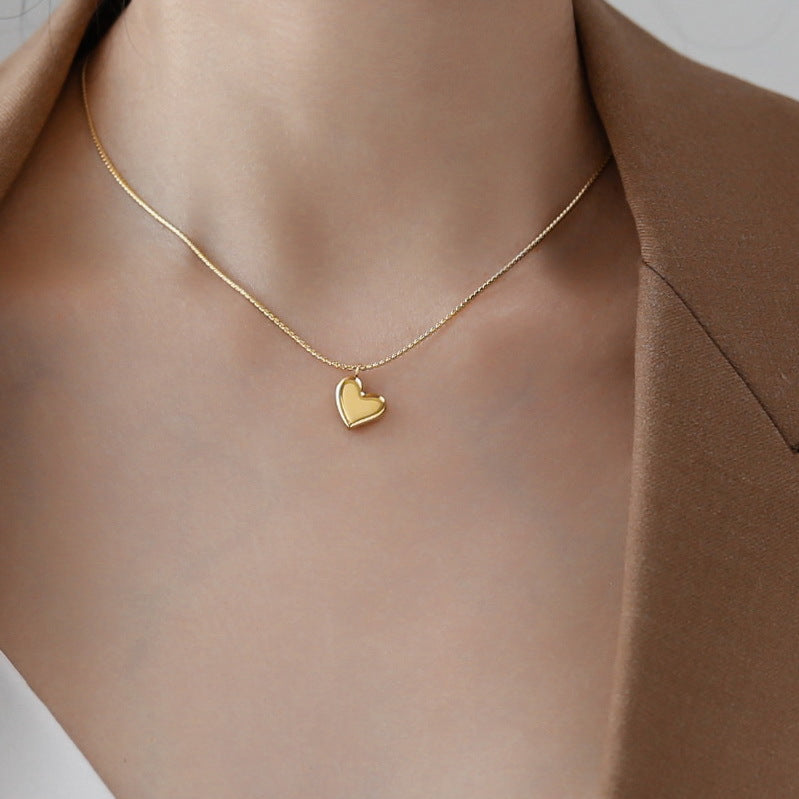 Dorothea Gold-tone Heart Necklace