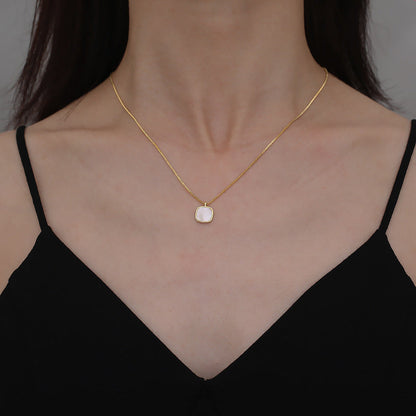 Sophie Gold-tone Chain Bead Necklace