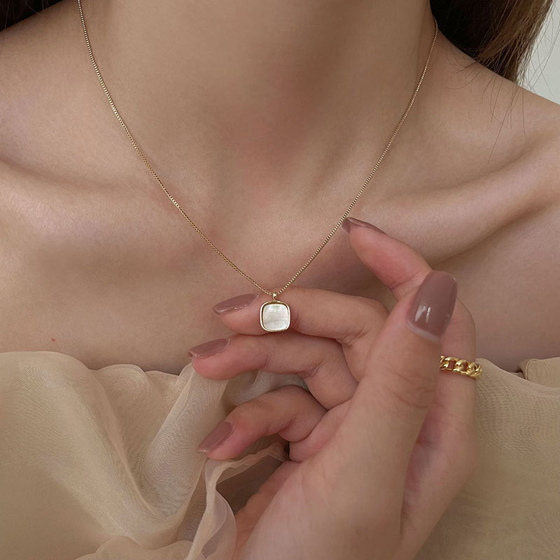 Sophie Gold-tone Chain Bead Necklace