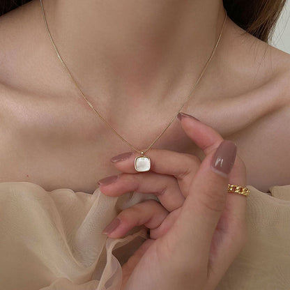 Sophie Gold-tone Chain Bead Necklace