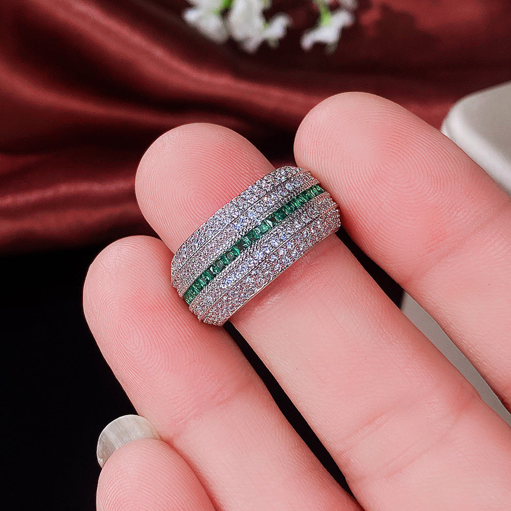 Celina Maroux Ring | White Gold-tone