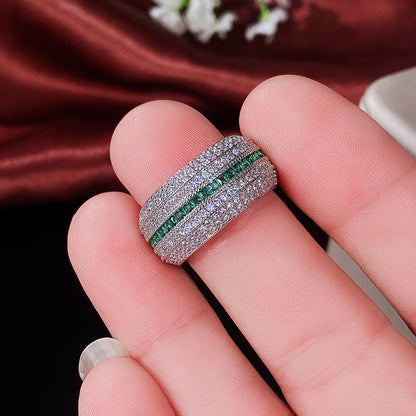 Celina Maroux Ring | White Gold-tone