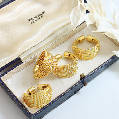Vera Open Gold-tone Ring