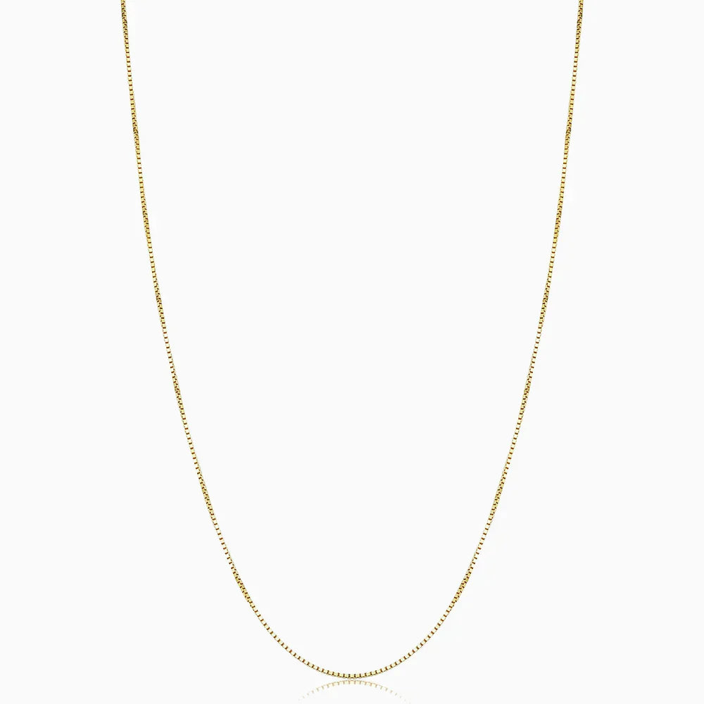 Bodega Box Necklace | Gold-tone