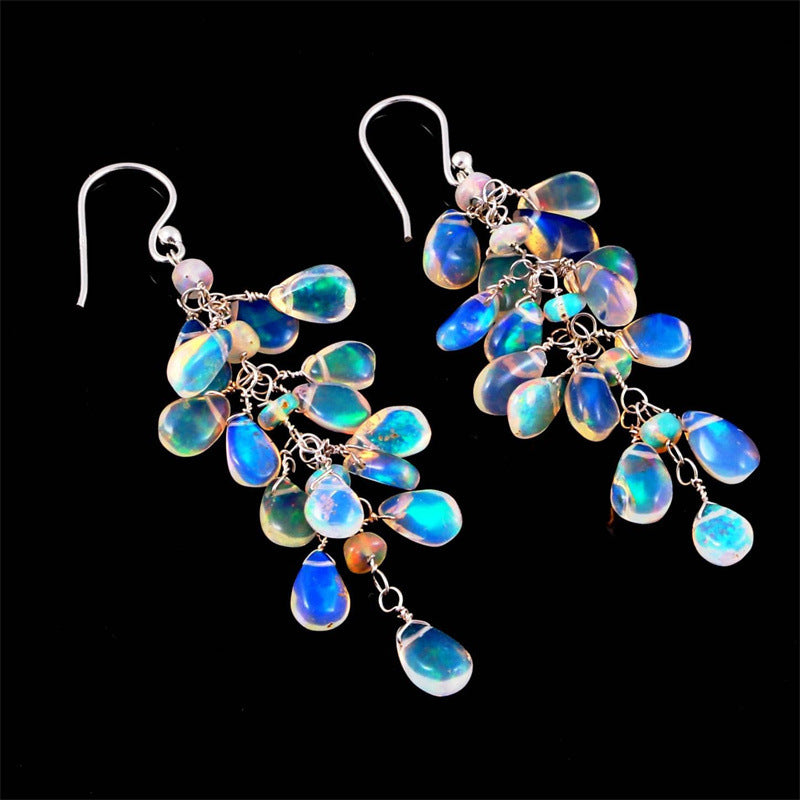 Milky Stone Earrings