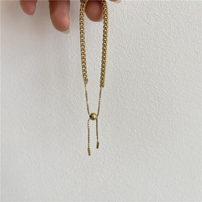 Gold-tone Fortress Bracelet