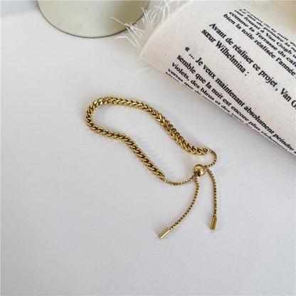 Gold-tone Fortress Bracelet