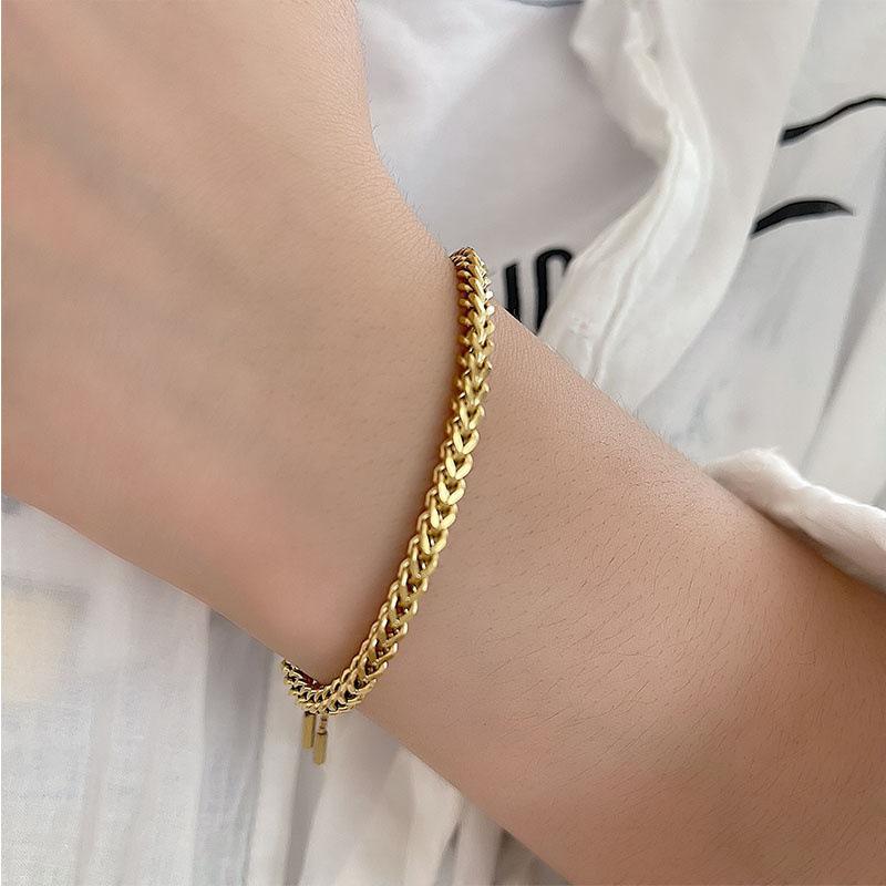 Gold-tone Fortress Bracelet
