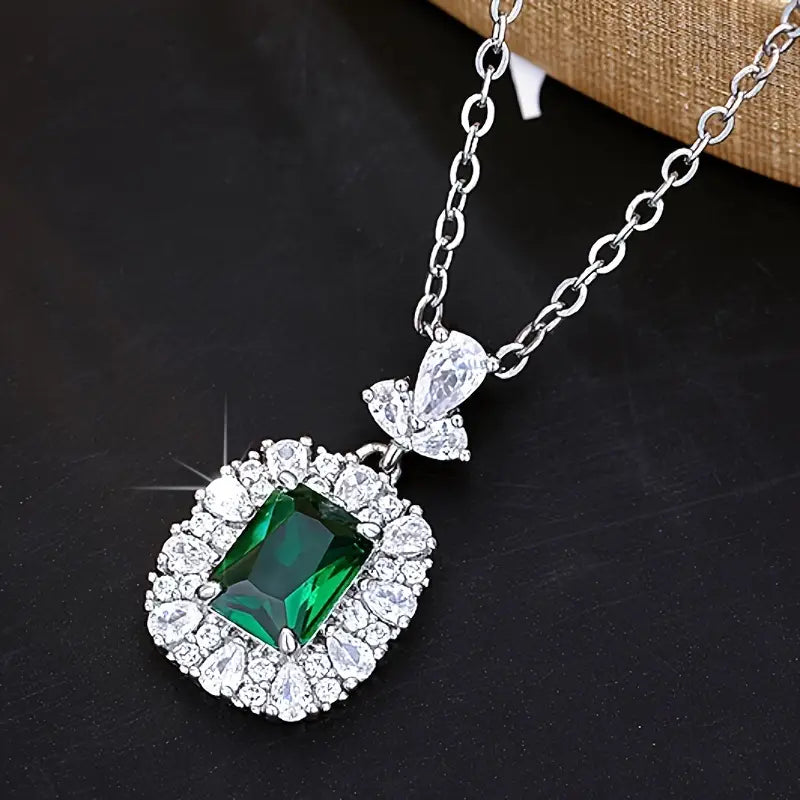 Meliora Brenswyn Necklace | White Gold-tone