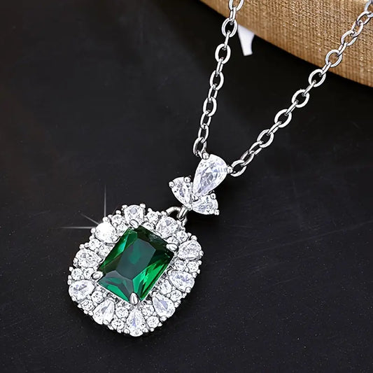 Meliora Brenswyn Necklace | White Gold-tone