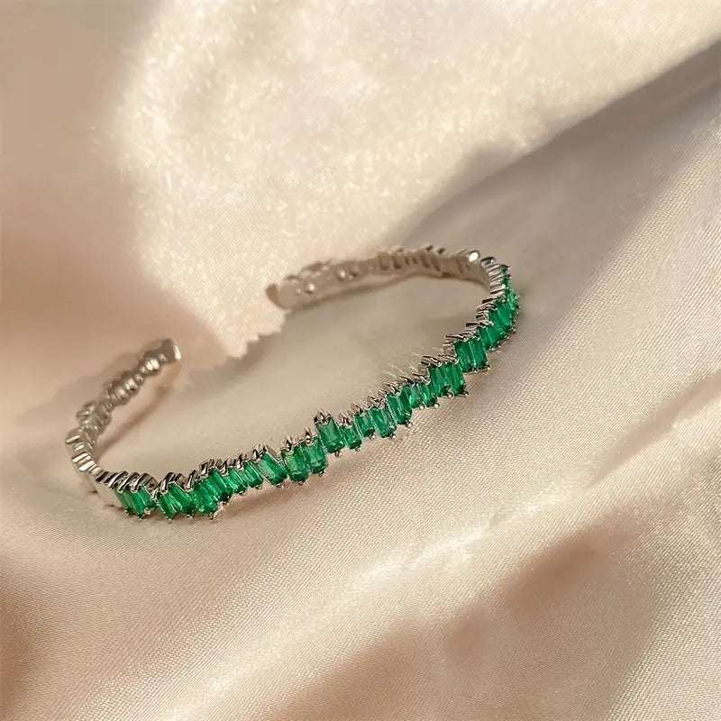 Milena Thalys Bracelet | White Gold-tone
