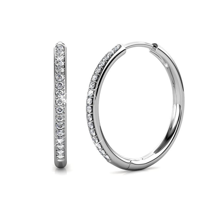 Sorel Pavé Earrings | Gold-tone