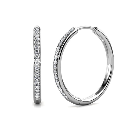 Sorel Pavé Earrings | Gold-tone