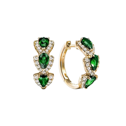 Sylvarra Jadelisse Earrings | Gold-tone