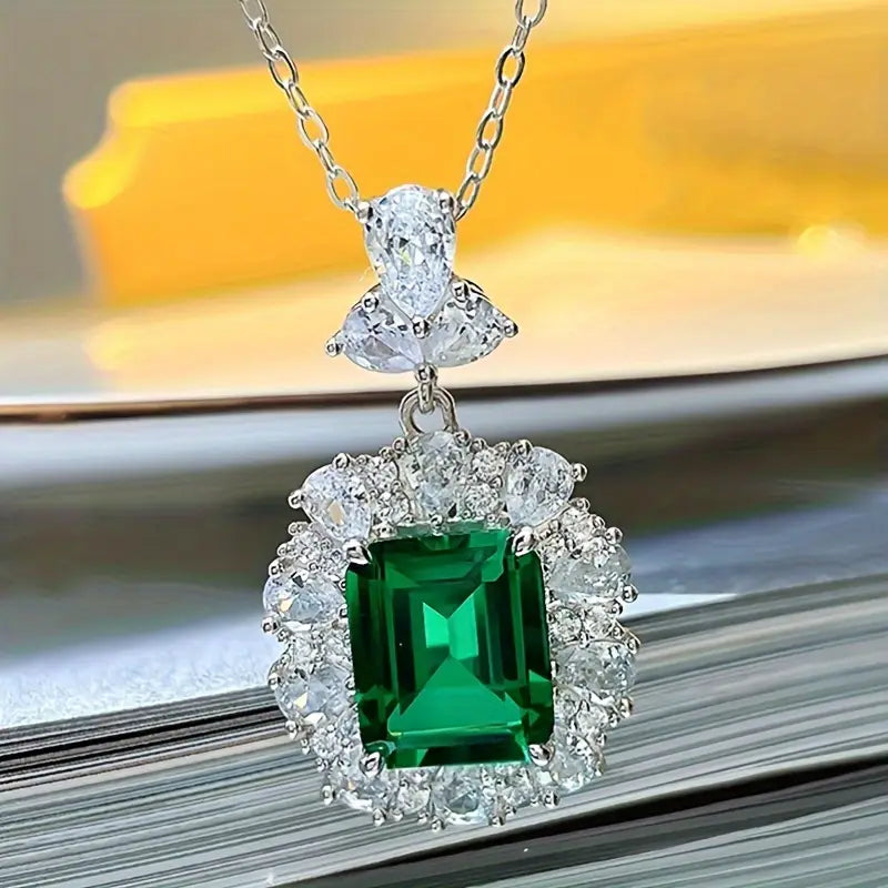 Meliora Brenswyn Necklace | White Gold-tone