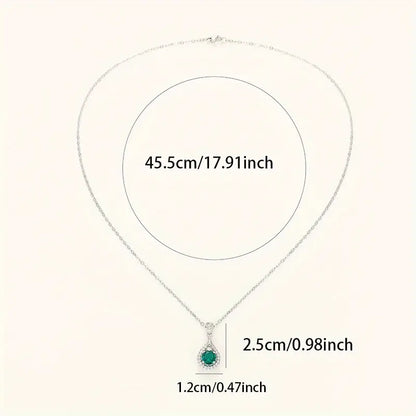Alindra Voselle Necklace | White Gold-tone