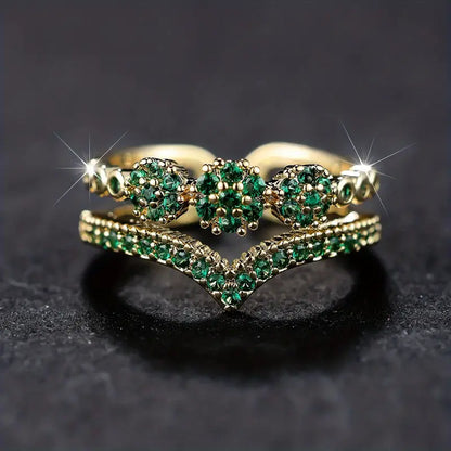 Nerisse Valgarde Ring | Gold-tone