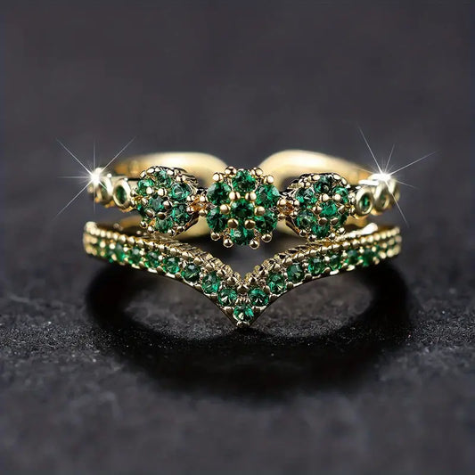 Nerisse Valgarde Ring | Gold-tone