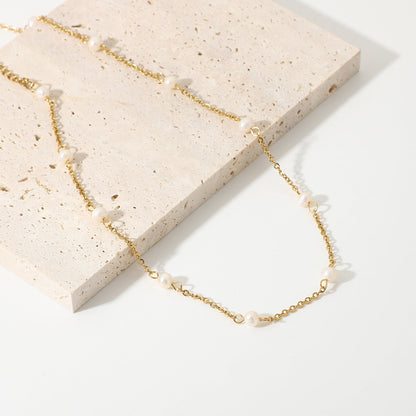 Isle Freshwater Bead Necklace