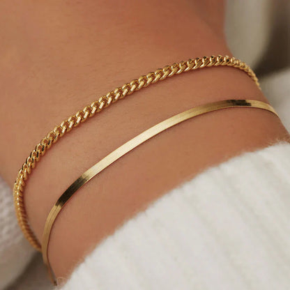 Soleil Serpent Bracelet | Gold-tone