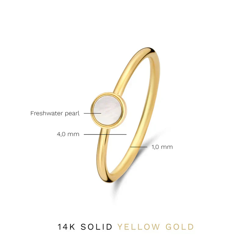 Alina Cirielle Ring | Gold-tone