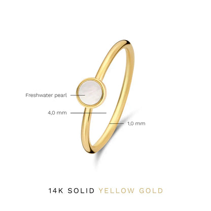 Alina Cirielle Ring | Gold-tone