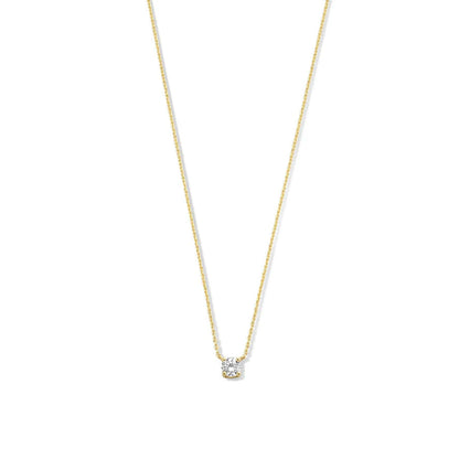 Sparkling Stone Necklace Cléa | Gold-tone
