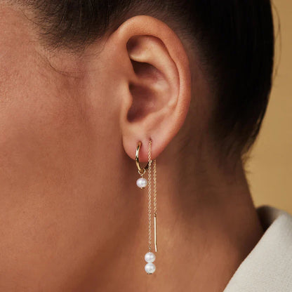 Delia Crest Earrings | Golden