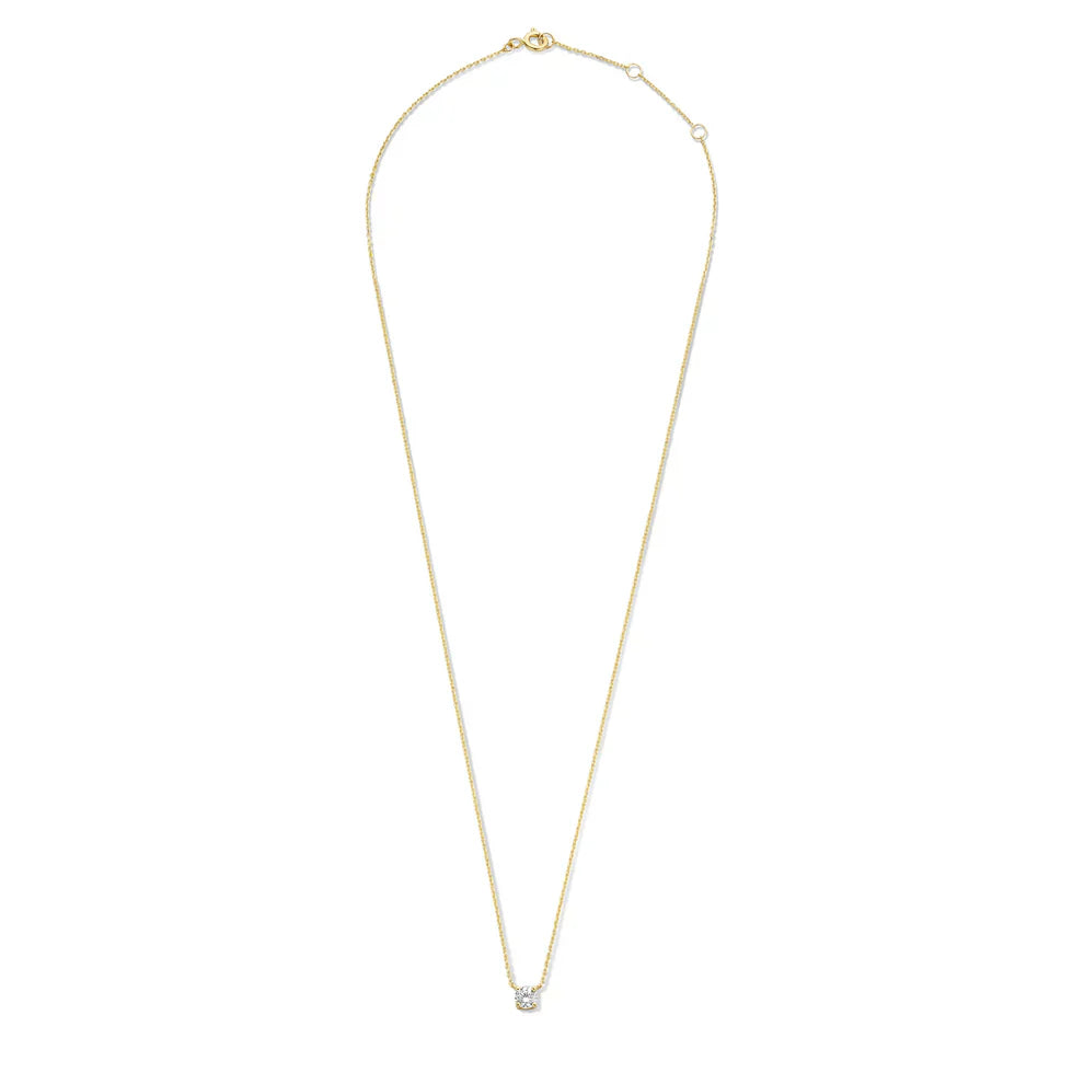 Sparkling Stone Necklace Cléa | Gold-tone