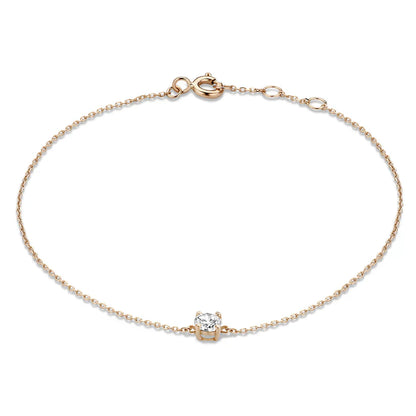 Cléa Sparkling Stone Bracelet | Gold-tone