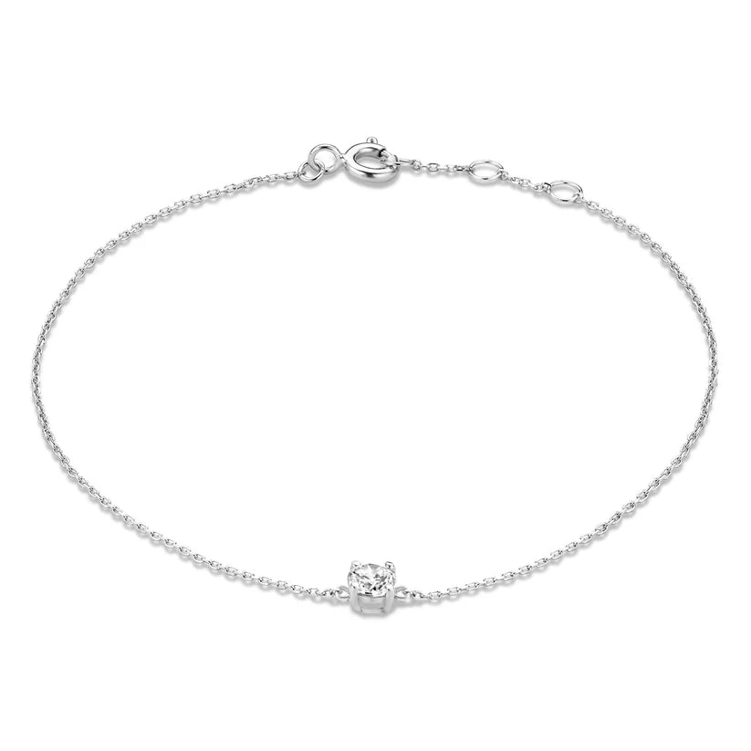 Cléa Sparkling Stone Bracelet | Gold-tone