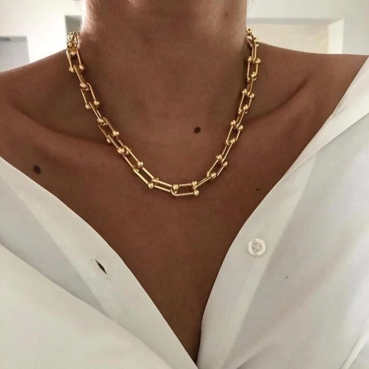 Gold-tone Chain Necklace
