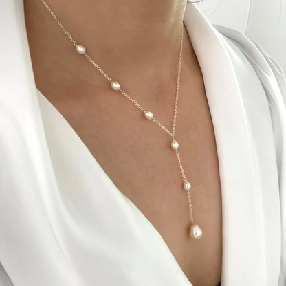 Valeria - Vintage pendant necklace with Beads