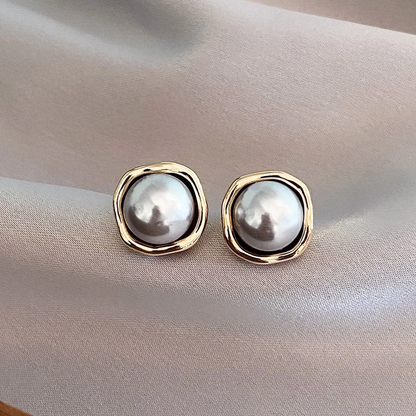Isabel - Elegant vintage black Bead earrings