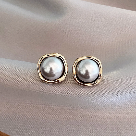 Isabel - Elegant vintage black Bead earrings