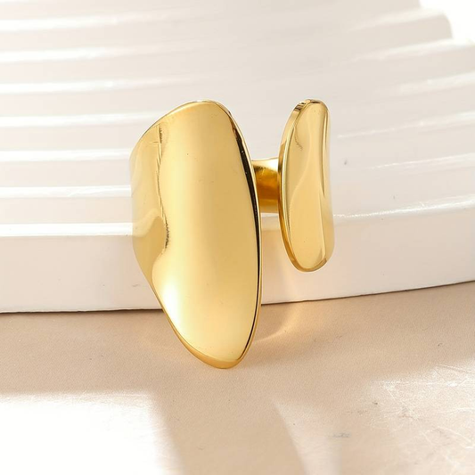 Vintage Open Gold-tone Ring